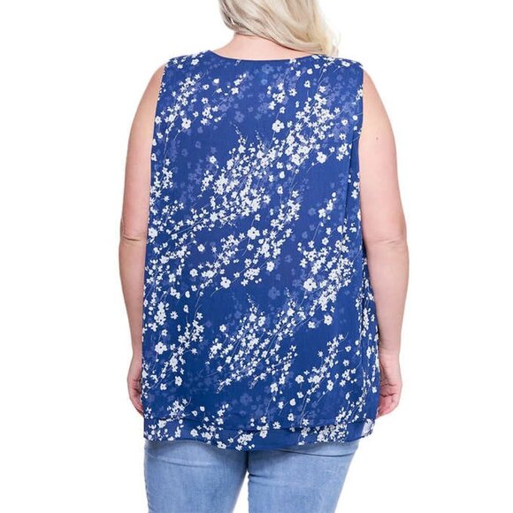 NEW Cristina B Sleeveless Tunic - Floral - Picture 4 of 6